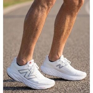New Balance Fresh Foam X 1080 v14 Men's 9.5 White Grey Running Shoes M1080W14